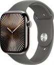 Apple Watch Series 10 42mm Natural Titanium Case with Apple OEM Band A3001 GPS Cellular