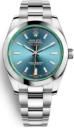 Rolex Milgauss Z Blue Dial Green Sapphire Crystal 116400GV